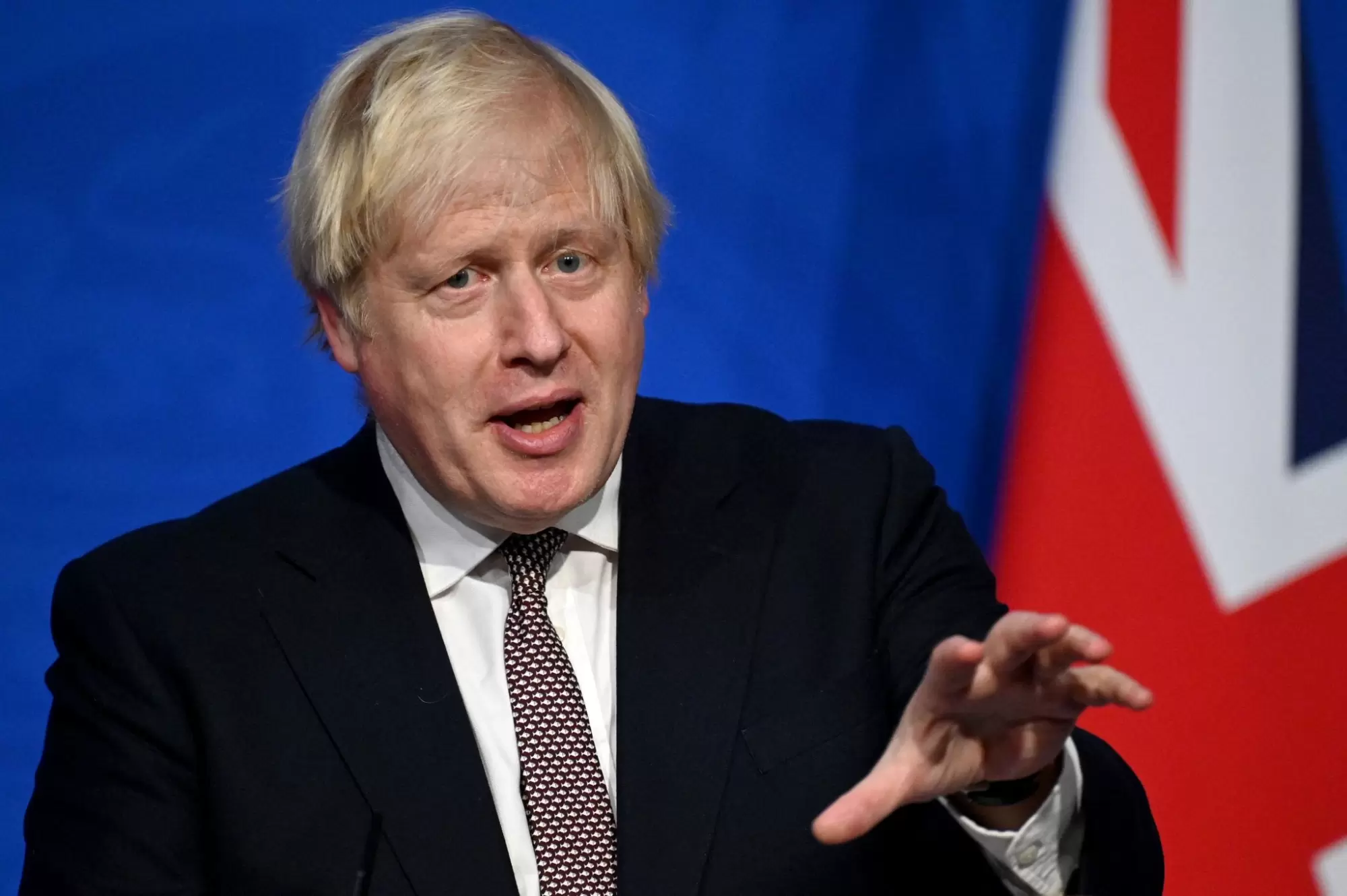 Le bilan de la Cop 26: un difficile compromis | Boris Johnson, Premier ministre britannique. Photo : Leon Neal / POOL / AFP | Françoise Blind-Kempinski - Directrice éditoriale et réalisatrice (journaliste Les Echos)