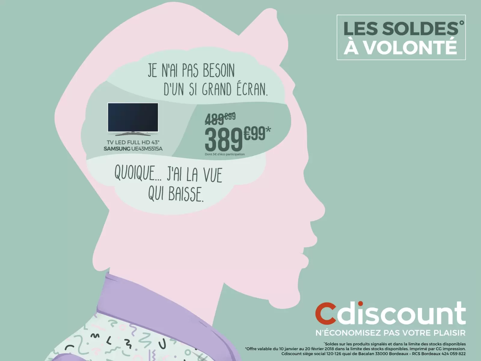 L'horizon vert de la pub | Cdiscount-Rosapark-Janvier-2018_2-1600x1200-2 | Françoise Blind-Kempinski - Directrice éditoriale et réalisatrice (journaliste Les Echos)