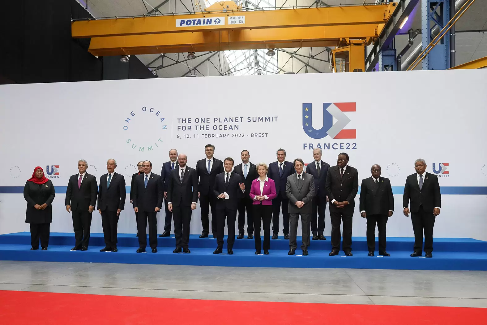 Françoise Gaill : «La nouvelle gouvernance de l’océan pourra apaiser les conflits» | Le président de la république, Emmanuel Macron, et la présidente de la Commission Européenne | Françoise Blind-Kempinski - Directrice éditoriale et réalisatrice (journaliste Les Echos)