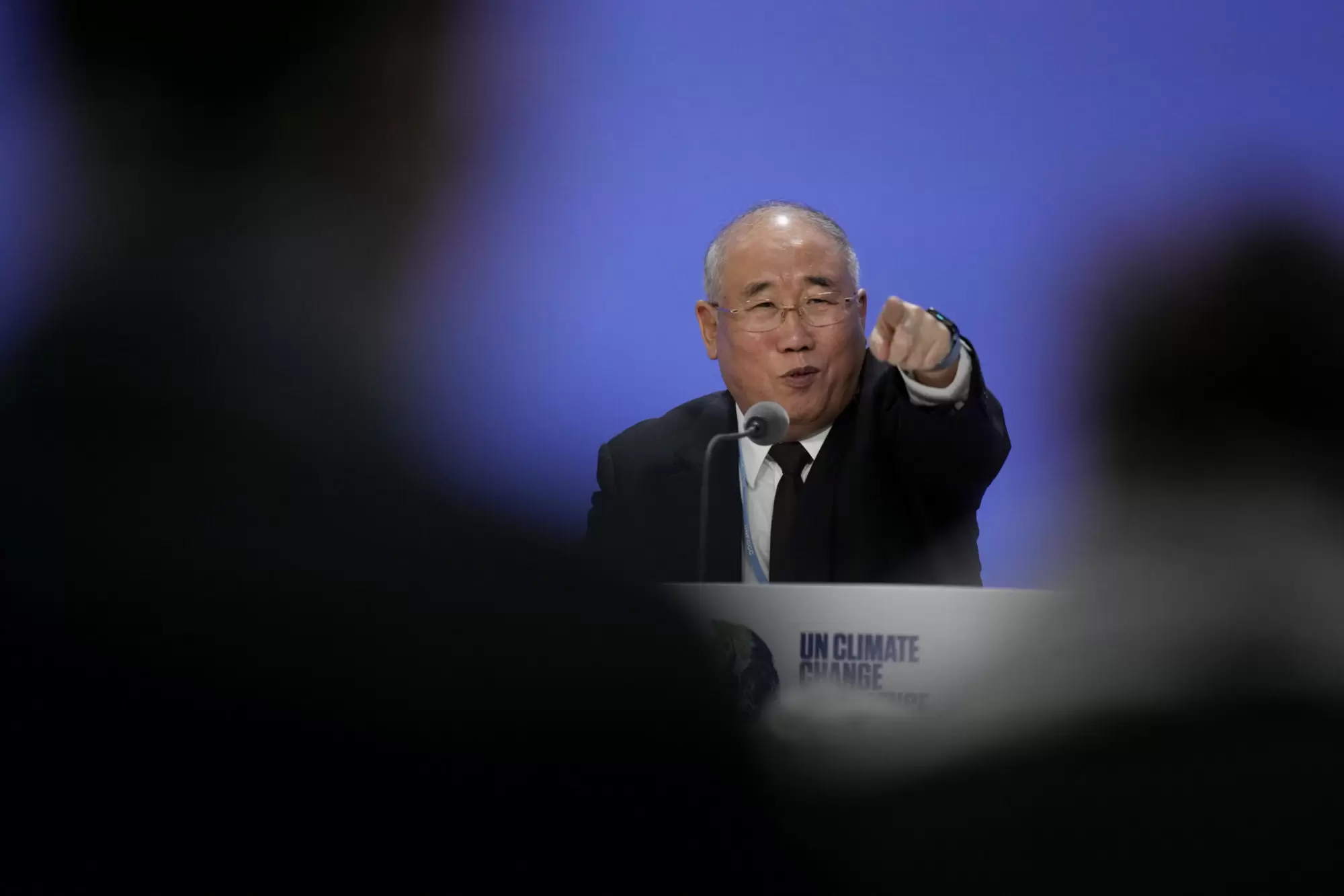 Le bilan de la Cop 26: un difficile compromis | Xie Zhenhua, émissaire chinois. Photo : Alastair Grant/AP/SIPA | Françoise Blind-Kempinski - Directrice éditoriale et réalisatrice (journaliste Les Echos)